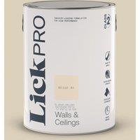 LickPro 5Ltr Beige 01 Vinyl Matt Emulsion Paint (917TM)