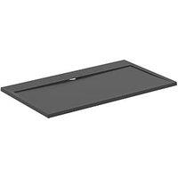 Ideal Standard i.life Ultraflat S Rectangular Shower Tray Jet Black 1400mm x 800mm x 30mm (918HM)