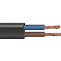 Time 2192Y Black 2-Core 0.5mm Flexible Cable 10m Coil (918PY)