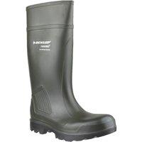 Dunlop Purofort Professional Size 10.5 Green Non Safety Wellies (918XC)