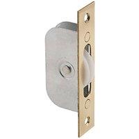 Carlisle Brass Sash Window Axle Pulley & Nylon Wheel Polished Brass 117mm x 42mm (9191P)