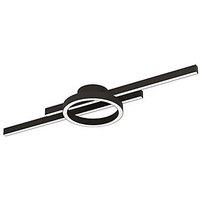 Eglo Amandolo LED Ceiling Light Black 23.5W 2850lm (919PL)