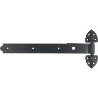 GateMate Black Straight Heavy Reversible Hinges 155mm x 18" x 450mm 2 Pack (919YV)