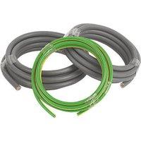 Prysmian 6181Y & 6491X Grey & Green/Yellow 1-Core 25mm Meter Tails Cable 3m Coil 3 Pack (92086)