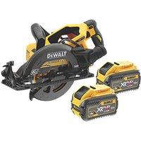 DeWalt DCS577T2-GB 190mm 54V 2 x 6.0Ah Li-Ion XR FlexVolt Brushless Cordless High Torque Circular Saw (920HG)