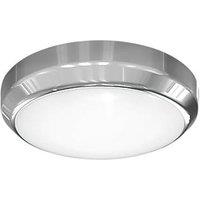 4lite LED Wall/Ceiling Light with Microwave Sensor Chrome 13W 1300lm (920KK)