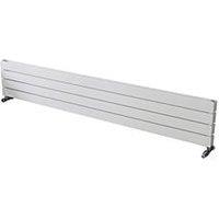 Ximax Oceanus 295mm x 1800mm 3314BTU White Horizontal Designer Radiator (920TP)