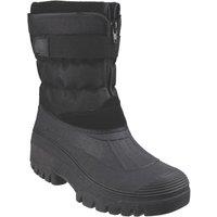 Cotswold Chase Touch Fastening and Zip up Size 6 Womens Black Non Safety Wellies (920XN)