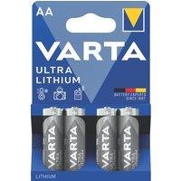 Varta Ultra AA 1.5V Lithium Batteries 4 Pack (920YE)