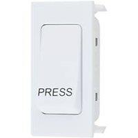 LAP 16A 1-Way Modular Light Switch White (9219P)