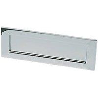 Essentials Victorian Letter Plate Polished Chrome 306mm x 97mm (92286)