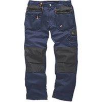 Scruffs Worker Plus Work Trousers Navy/Black 32" W 32" L (922GV)