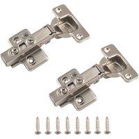 Eclipse 99020 Steel 105 Soft Close 3D Adjustable Cabinet Hinges 64mm 2 Pack (922KW)