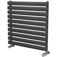 Ximax Fortuna 584mm x 600mm 1266BTU Anthracite Horizontal Designer Radiator (922TR)