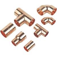 Flomasta Copper End Feed Fittings Pack 300 Piece Set (92324)