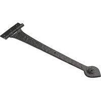 Hardware Solutions Antique Black Straight Heavy Duty Iron Hinges 110mm x 450mm x 45mm (923KK)