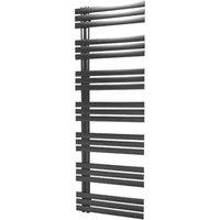 Towelrads 1800mm x 500mm 2422BTU Black Flat Designer Towel Radiator (924RY)