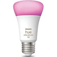 Philips Hue E27 A19 RGB & White LED Smart Light Bulb 9W 806lm (925PP)