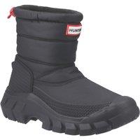 Hunter Intrepid Short Snow Size 7 Womens Black Non Safety Wellies (925XW)