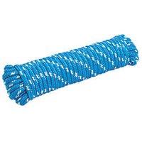 Essentials Braided Rope Blue/White 8mm x 20m (926FC)