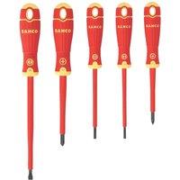 Bahco BahcoFit Mixed VDE Screwdrivers 5 Piece Set (9287K)