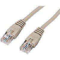 Essentials Beige Unshielded RJ45 Cat 5e Ethernet Cables 3m 10 Pack (92898)