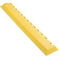 Ecotile E500/7 Interlocking Corner Edge Ramps Yellow 590mm x 90mm 2 Pack (928RV)