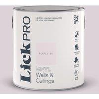 LickPro 2.5Ltr Purple 06 Vinyl Matt Emulsion Paint (928TM)