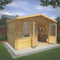 Mercia Retreat 12' 6" x 9' (Nominal) Apex Timber Log Cabin (928YL)