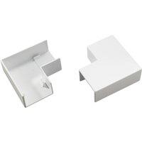 Tower Flat Trunking Angle 38mm x 25mm 2 Pack (93056)