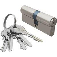 Smith & Locke 6-Pin Double Cylinder Lock 40-45 (85mm) Satin Nickel (930TE)