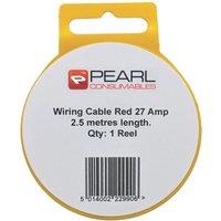 Pearl Consumables 27A 3.1mm Automotive Cable 2.5m Coil Red (930YY)