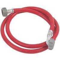 Flomasta Washing Machine Hose Red 1.5m x 3/4" (93183)