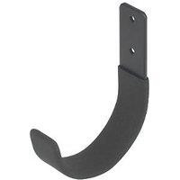 Smith & Locke Heavy Duty Anti-Slip Flat Storage Hook Black 120 x 100mm (9318J)