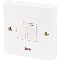 Crabtree Capital 13A Switched Hob Fused Spur White (9319J)