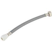 Flomasta Push-Fit EPDM Straight Flexible Hose 15mm x 3/4" x 300mm (931FA)