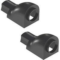 D-Line Mini Trunking Circular Adaptors 30mm x 15mm 2 Pack (931KU)