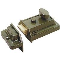 Smith & Locke Traditional Rim Cylinder Night Latch Green 60mm Backset (9328G)