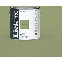 LickPro Max+ 2.5Ltr Green 18 Eggshell Emulsion Paint (932JY)