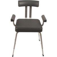 Croydex Freestanding Serenity Shower Chair Grey (932TJ)