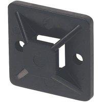 Essentials Cable Tie Bases Black 20mm x 19mm 100 Pack (93380)