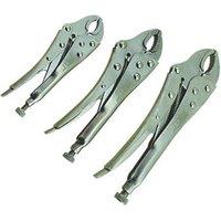 Forge Steel Locking Pliers Set 3 Pieces (933XG)