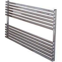 Towelrads 600mm x 1000mm 2293BTU Chrome Flat Designer Towel Radiator (934RY)