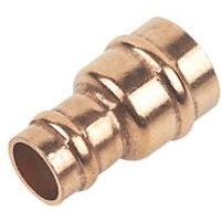 Flomasta Copper Solder Ring Reducing Coupler 15mm x 10mm (93522)