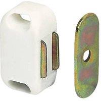 Magnetic Cabinet Catches White 32mm x 20mm 10 Pack (93544)
