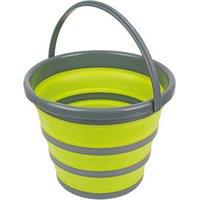 Spear & Jackson Plastic Collapsible Multi-Purpose Bucket Green 10Ltr (935KG)