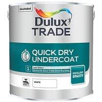 Dulux Trade Quick-Dry 2.5Ltr White Gloss Interior Wood & Metal Undercoat (9360P)