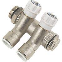 JG Speedfit 2 Port Modular Manifold Silver (93655)