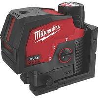 Milwaukee M12CLLP-301C 12V 1 x 3.0Ah Li-Ion RedLithium Green Self-Levelling Cross-Line Laser Level (937KH)