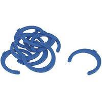 FloPlast FloFit+ Plastic Collet Clips Blue 28mm 10 Pack (937RF)